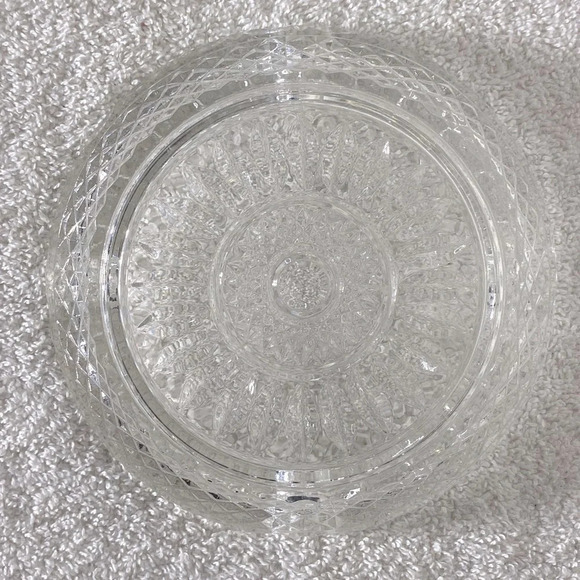 Vintage Clear Glass Ashtray Trinket  Dish - Picture 8 of 10